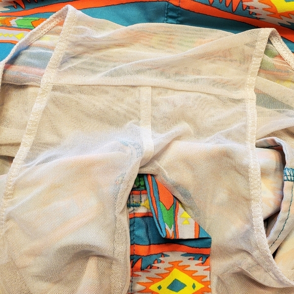 Chubbies Board Shorts/Swim Trunks Women's Size Medium Aztec Print Lined Inside. - Picture 8 of 9